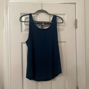 Blue Nike Workout Tank Top